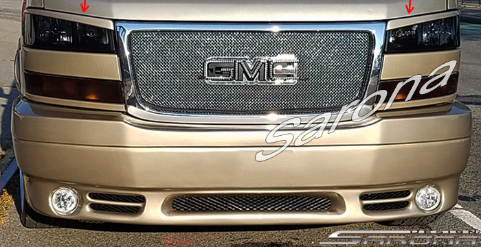 Custom Chevy Express Van  Eyelids (2003 - 2024) - $89.00 (Part #CH-002-EL)